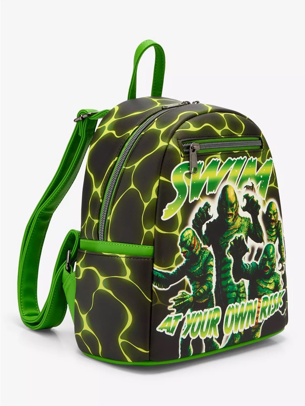 Loungefly Universal Monsters Creature From The Black Lagoon Collage Backpack